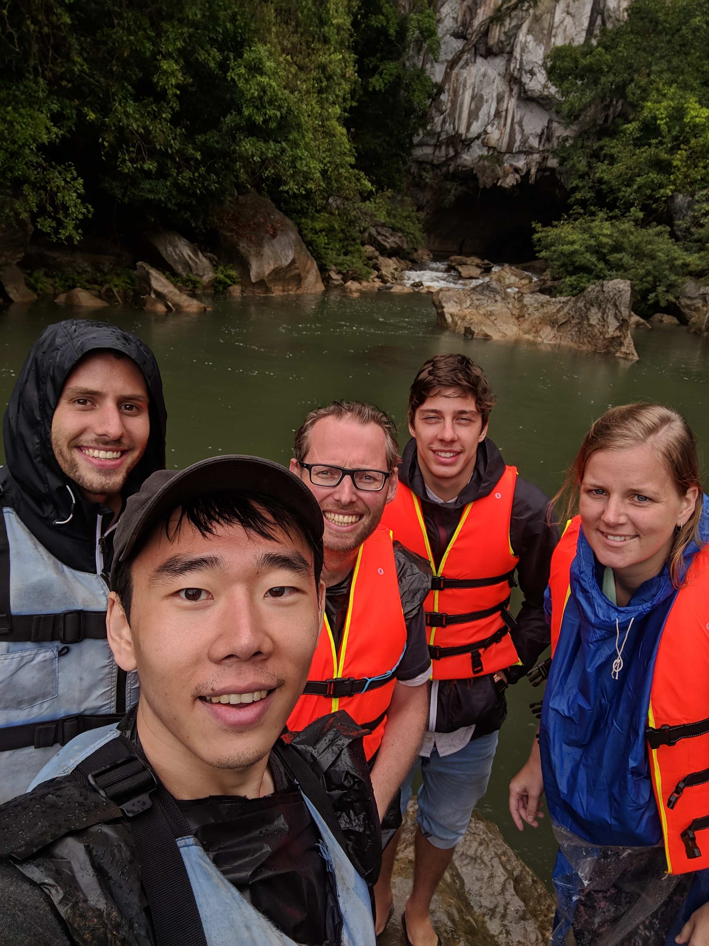 Boat ride selfie